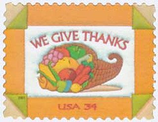 # 3546 - 2001 34c Thanksgiving