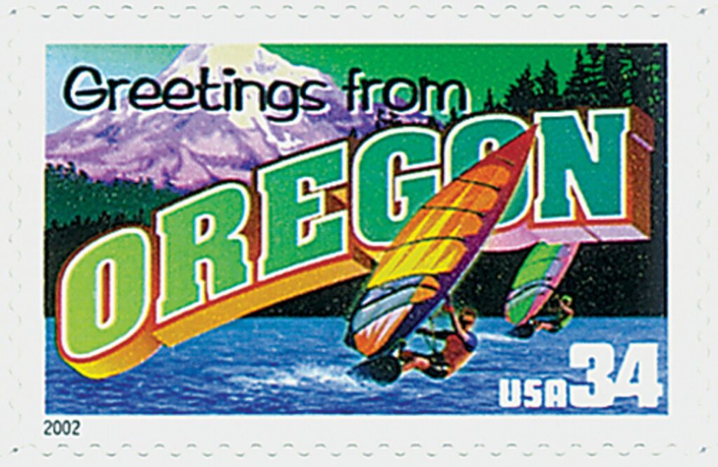 # 3597 - 2002 34c Greetings From America: Oregon