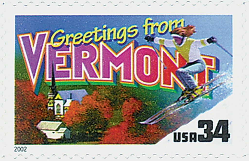 # 3605 - 2002 34c Greetings From America: Vermont