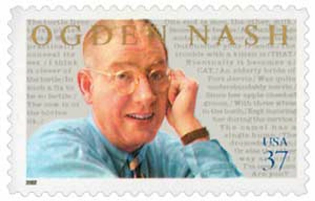 2002 37¢ Literary Arts: Ogden Nash