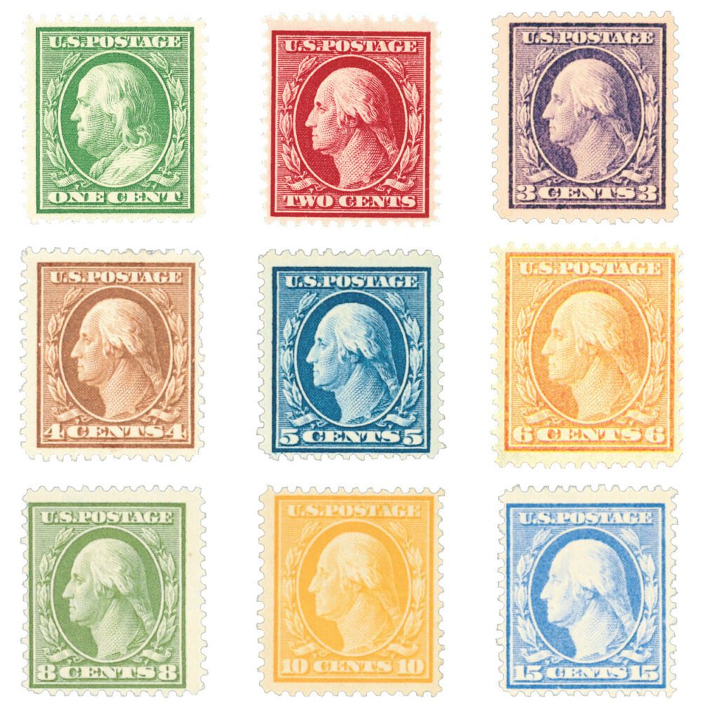 Complete Set, 1910-11 Regular Issues