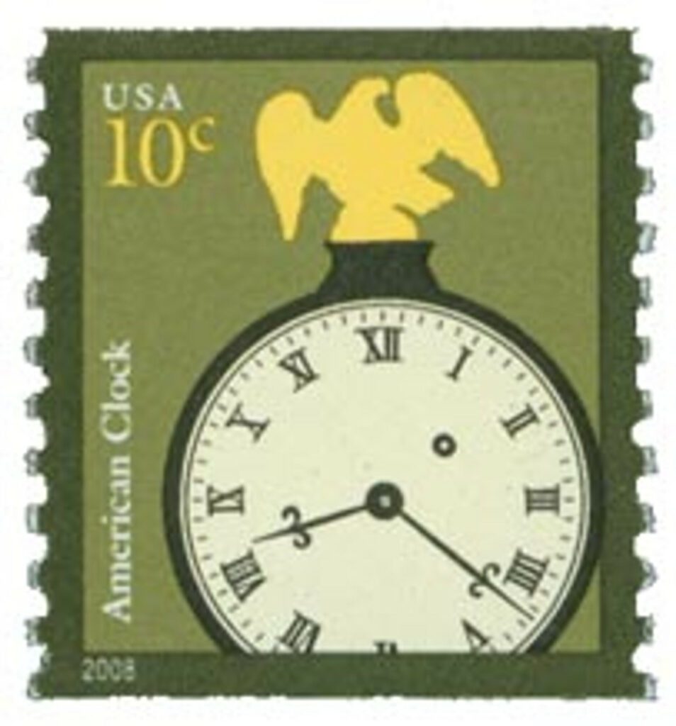 2008 10¢ American Clock