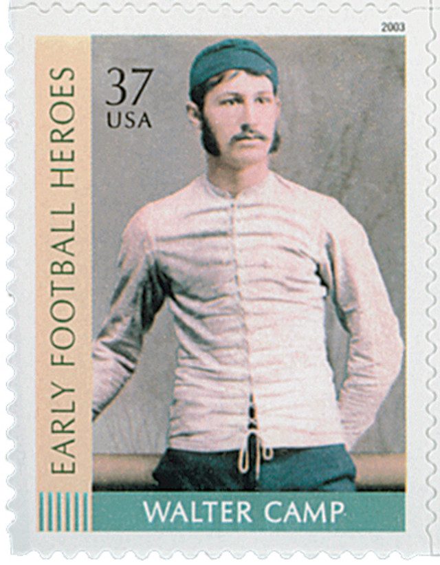 #3810 - 2003 37c Early Football Heroes: Walter Camp