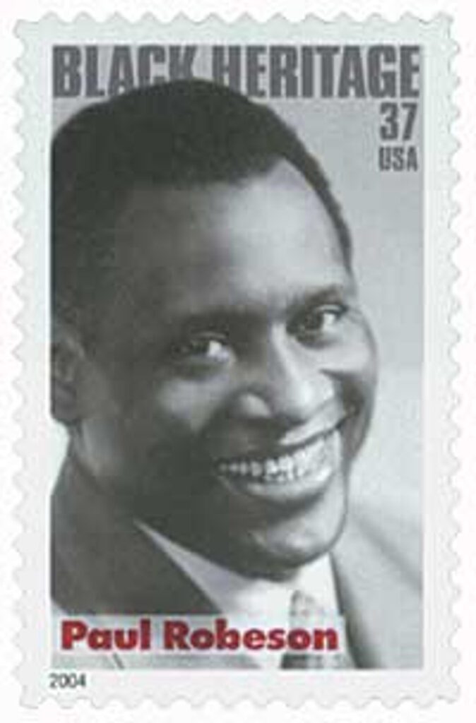 # 3834 - 2004 37c Black Heritage: Paul Robeson