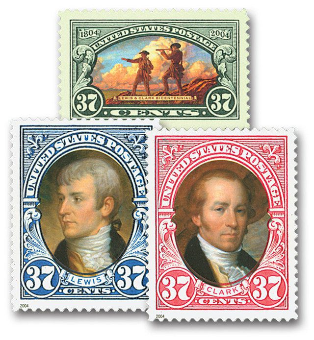 # 3854-56 - 2004 37c Lewis & Clark