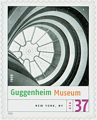 # 3910a - 2005 37c Modern American Architecture: Guggenheim Museum