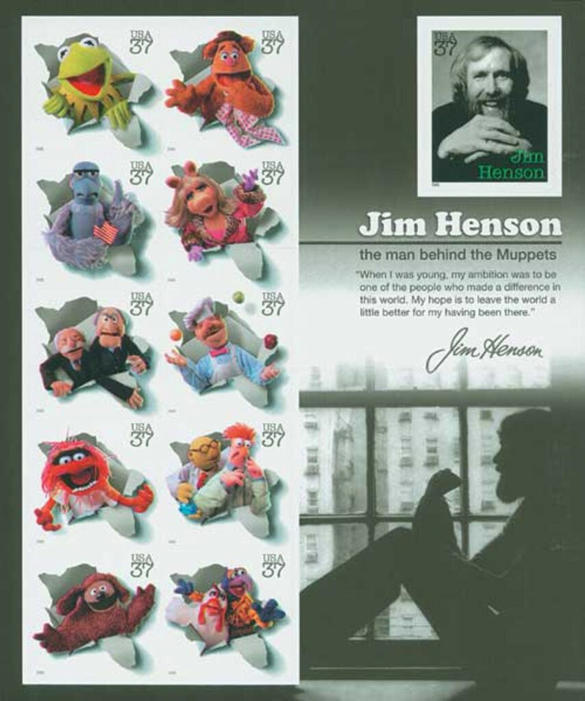 2005 37c Jim Henson and The Muppets