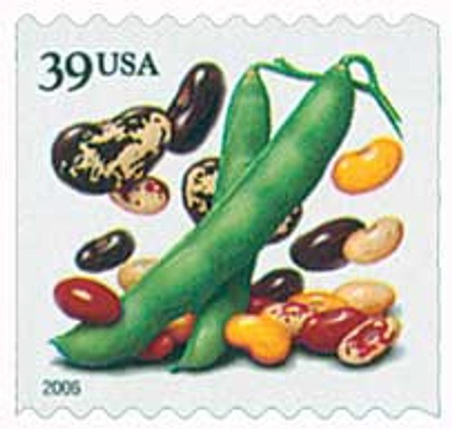 #4004 - 2006 39c Crops of America: Beans, coil