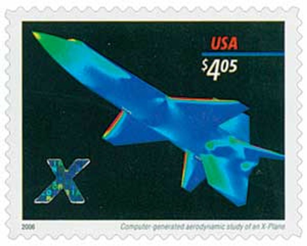# 4018 - 2006 $4.05 X-Plane, Priority Mail