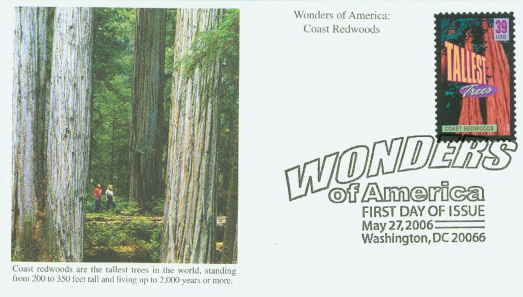 4063 - 2006 39c Coast Redwoods, Tallest Trees