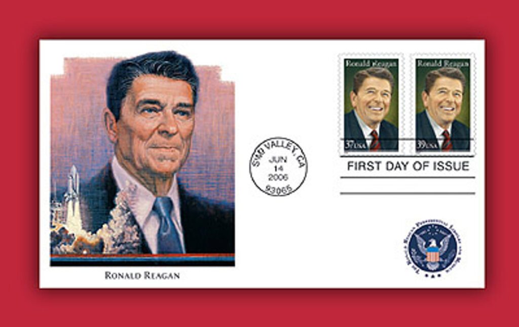 # 4078, 3897 - 2006 39c + 37c Ronald Reagan Combo FDC