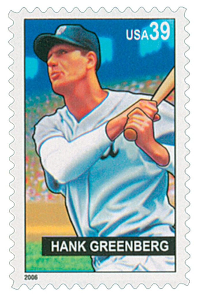 # 4081 - 2006 39c Baseball Sluggers: Hank Greenberg