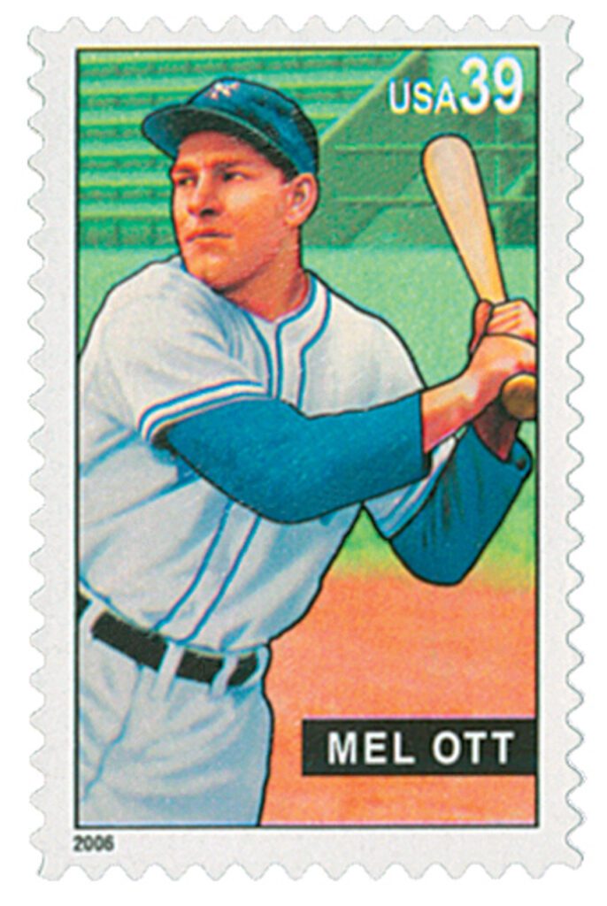 # 4082 - 2006 39c Baseball Sluggers: Mel Ott