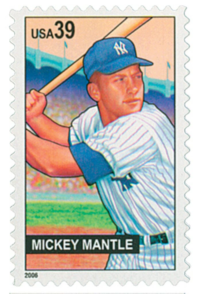 # 4083 - 2006 39c Baseball Sluggers: Mickey Mantle