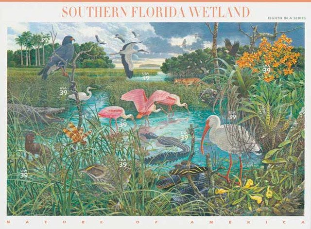 # 4099 - 2006 39c Nature of America: Southern Florida Wetland