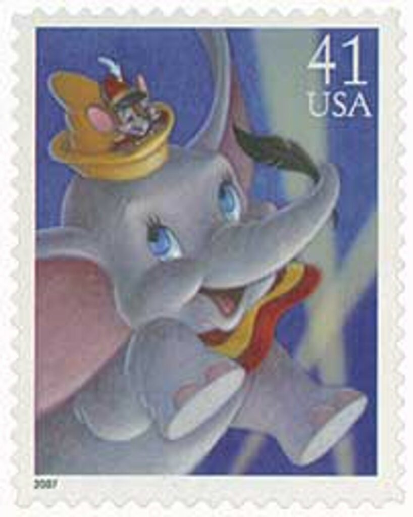 # 4194 - 2007 41c The Art of Disney, Magic: Dumbo and Timothy Mouse