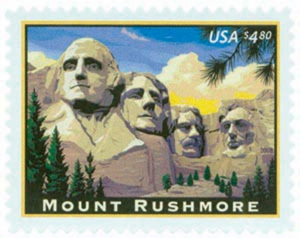 # 4268 - 2008 $4.80 Mount Rushmore, Priority Mail