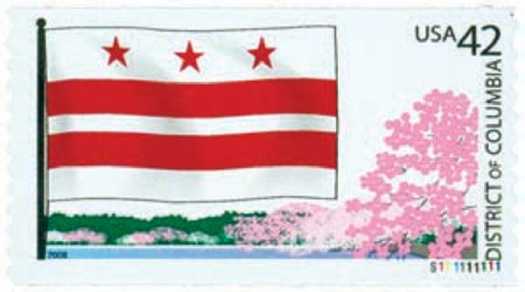 2008 42¢ Flags of Our Nation: DC