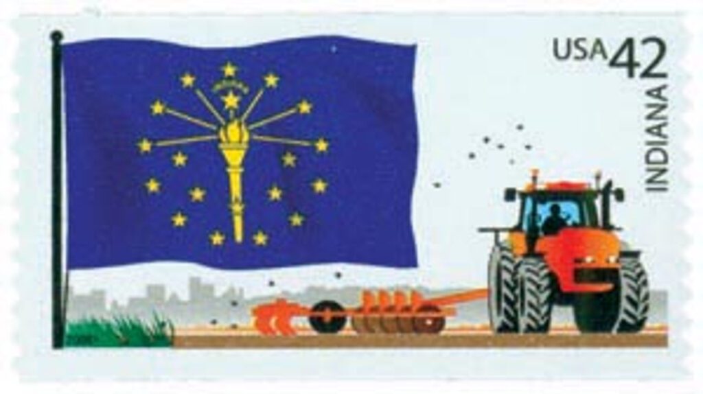 # 4290 - 2008 42c Flags of Our Nation: Indiana