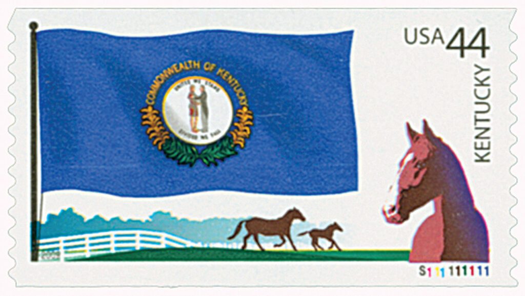 2009 44c Flags of Our Nation: Kentucky
