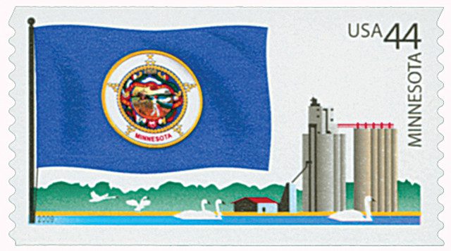 #4299 - 2009 44c Flags of Our Nation: Minnesota