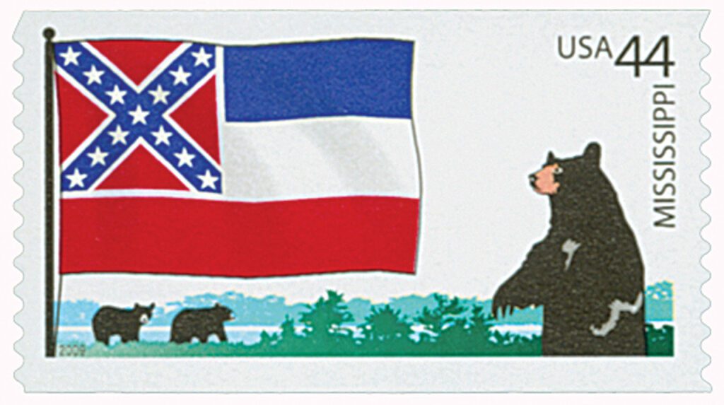 # 4300 - 2009 44c Flags of Our Nation: Mississippi