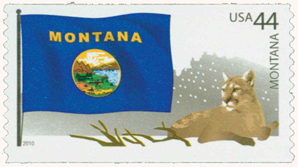 # 4304 - 2010 44c Flags of Our Nation: Montana