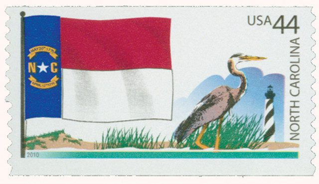 # 4311 - 2010 44c Flags of Our Nation, North Carolina