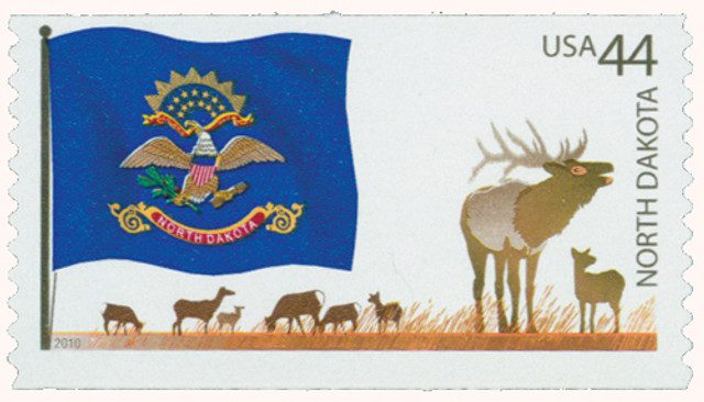 # 4312 - 2010 44c Flags of Our Nation, North Dakota