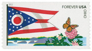 # 4314 - 2011 First-Class Forever Stamp - Flags of Our Nation: Ohio