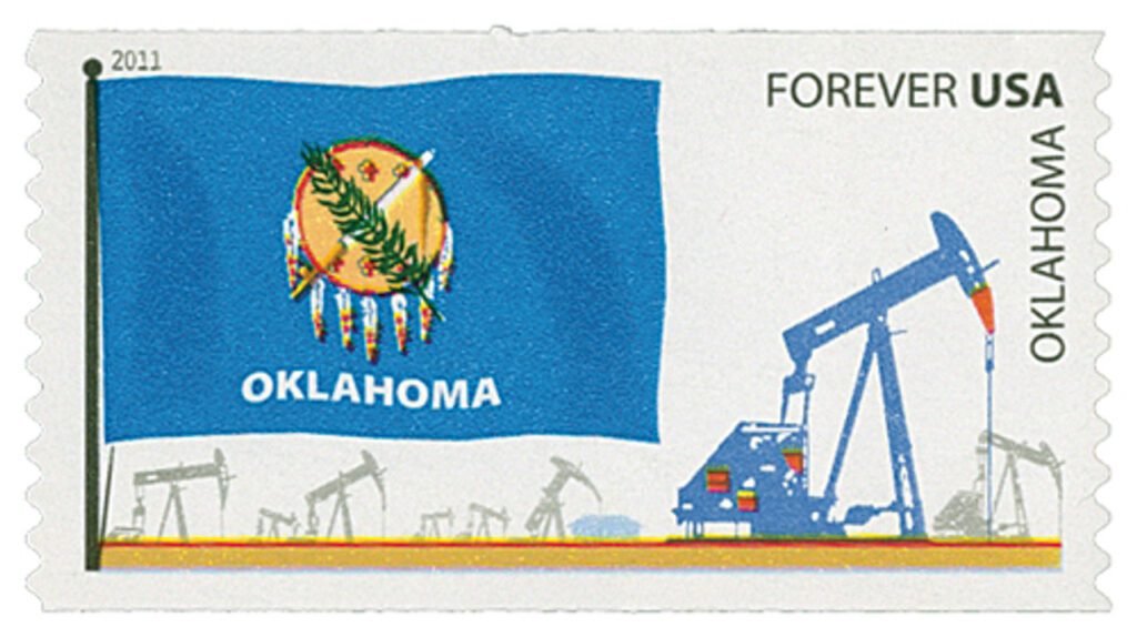 # 4315 - 2011 First-Class Forever Stamp - Flags of Our Nation: Oklahoma