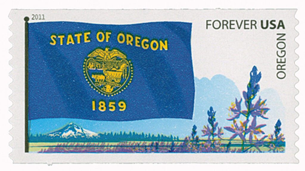 # 4316 - 2011 First-Class Forever Stamp - Flags of Our Nation: Oregon
