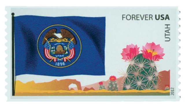 2012 45¢ Utah Flags of Our Nation