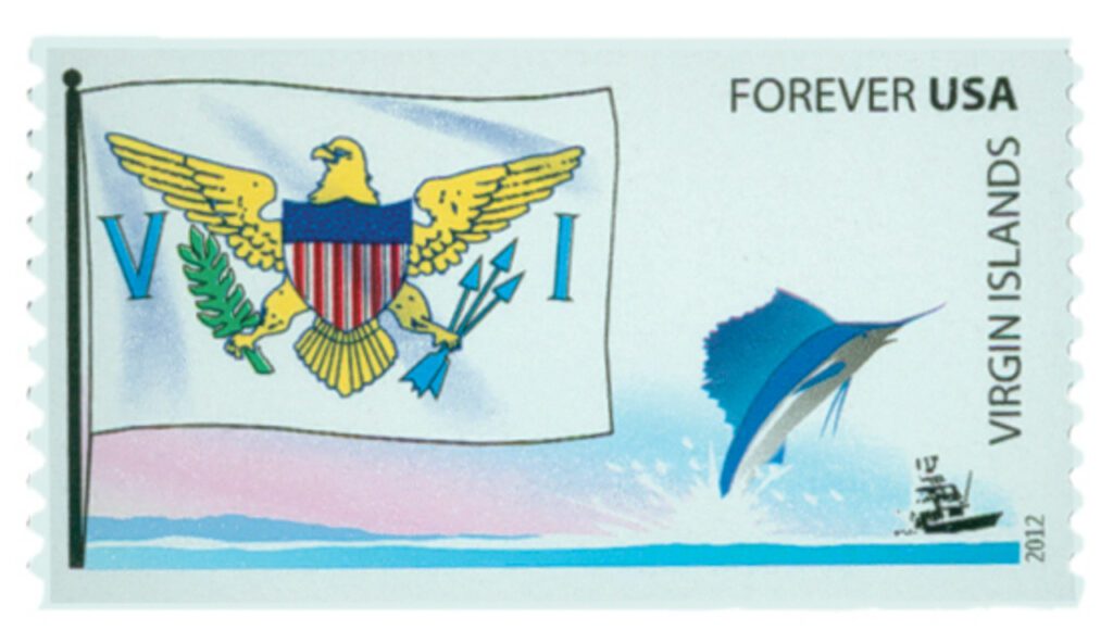 # 4326 - 2012 First-Class Forever Stamp - Flags of Our Nation: Virgin Islands