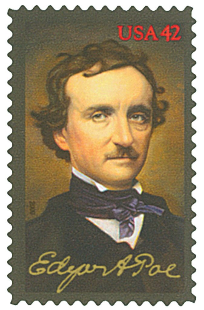 # 4377 - 2009 42c Edgar Allan Poe