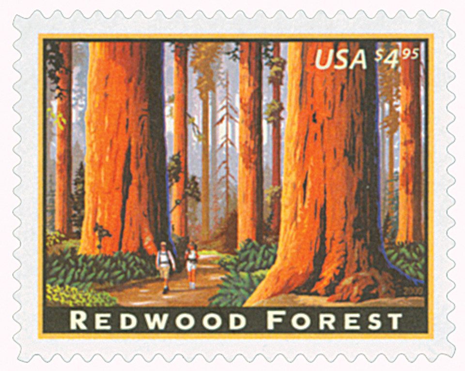 2009 $4.95 Redwood Forest, Priority Mail