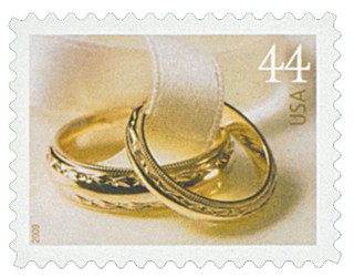 2009 44¢ Wedding Series: Wedding Rings