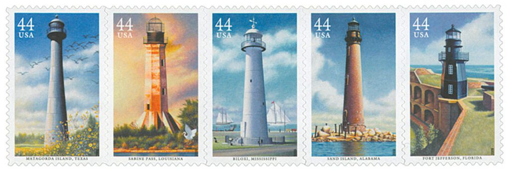 2009 44¢ Gulf Coast Lighthouses