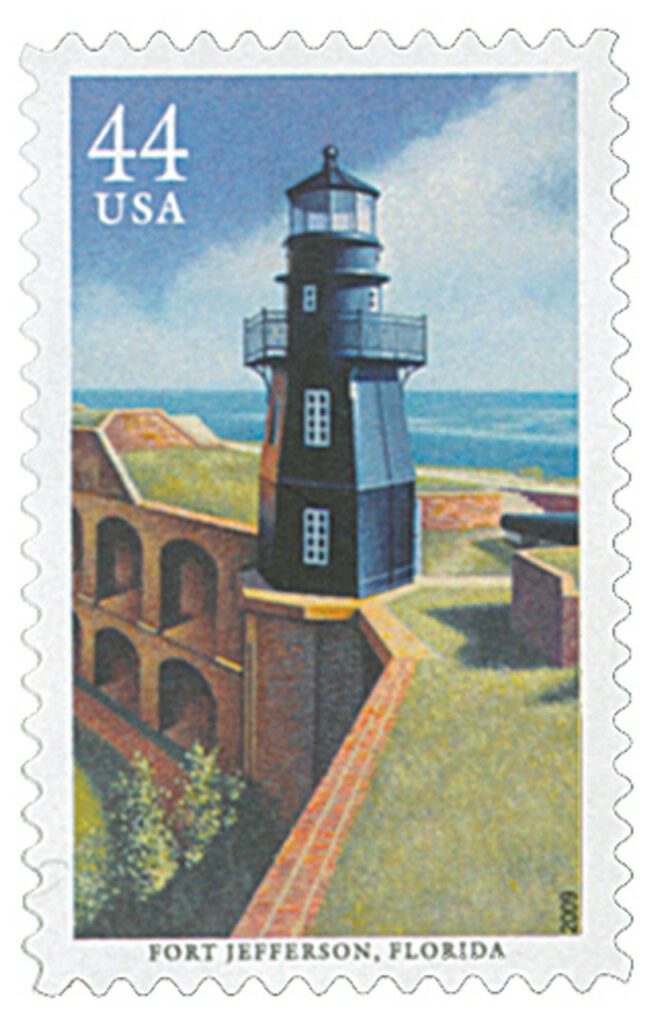 2009 44¢ Gulf Coast Lighthouses: Fort Jefferson, Florida