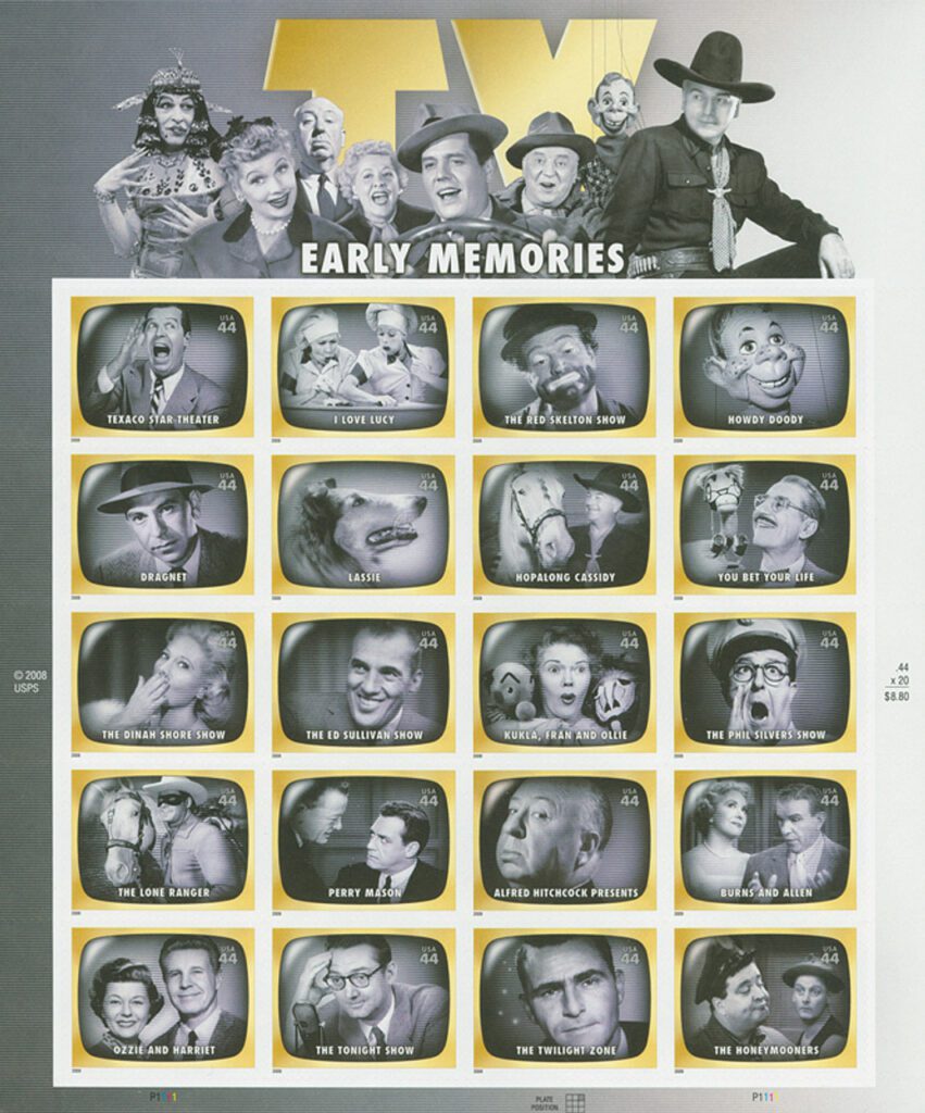 2009 44c Early TV Memories