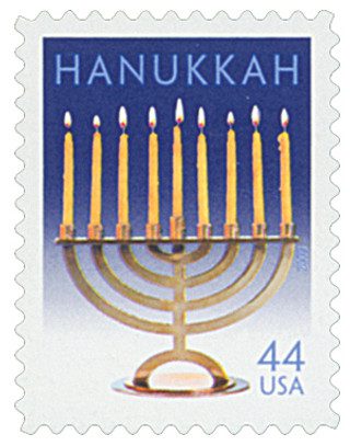 # 4433 - 2009 44c Hanukkah