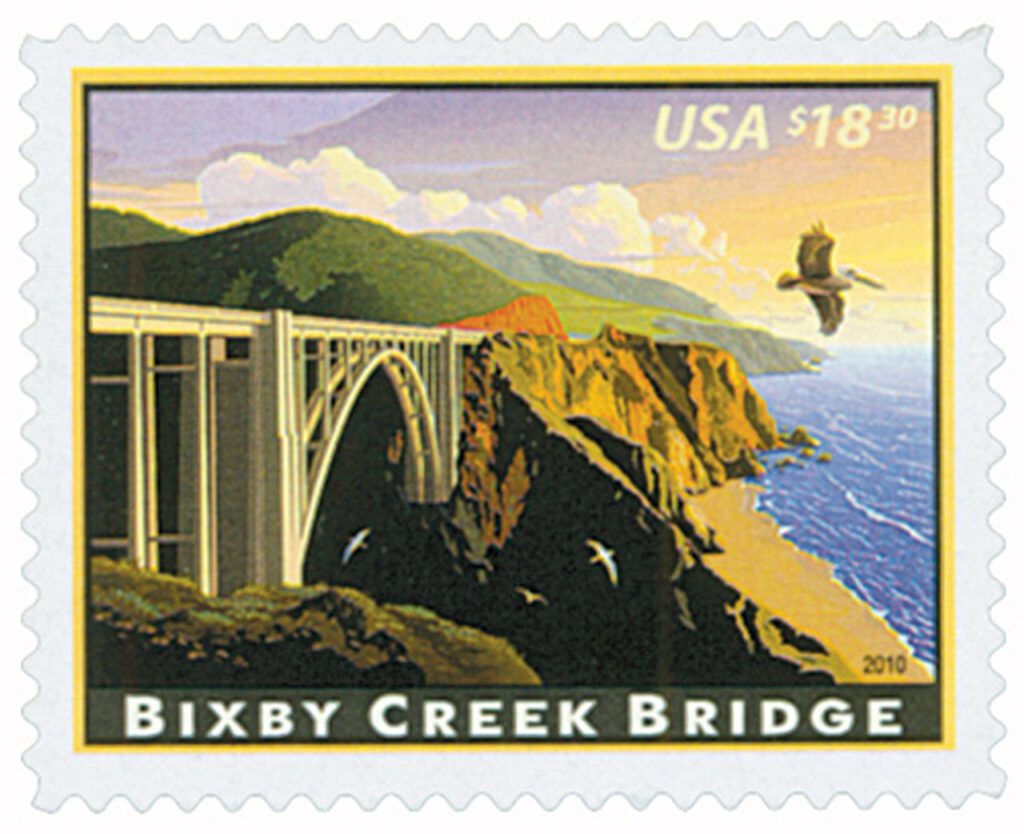 # 4439 - 2010 $18.30 Bixby Creek Bridge, Express Mail