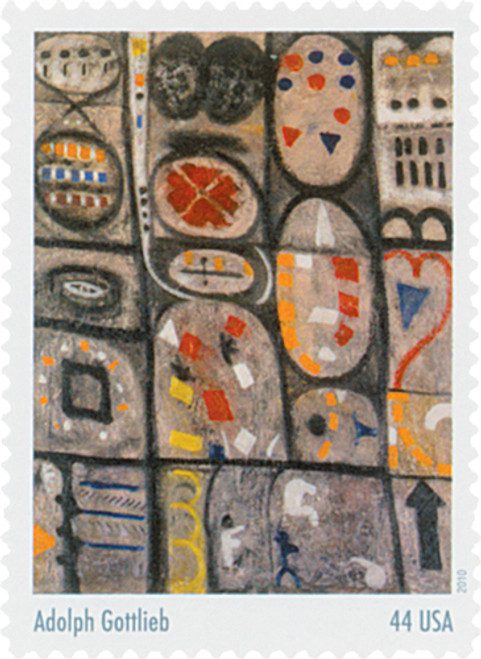 #4444i - 2010 44c Abstract Expressionist: Adolph Gottlieb