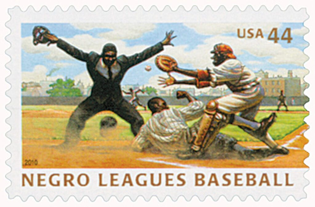 # 4465 - 2010 44c Negro Leagues Baseball: Play at the Plate