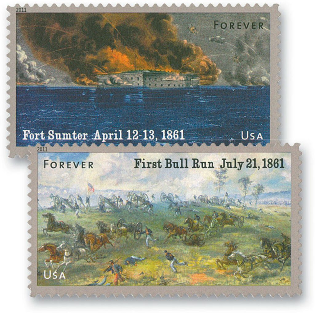# 4522-23 - 2011 First-Class Forever Stamp - The Civil War Sesquicentennial, 1861