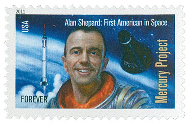 2011 First-Class Forever Stamp - Space Firsts: Alan B. Shepard
