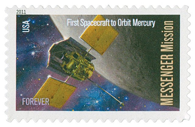 #4528 - 2011 First-Class Forever Stamp, Space Firsts: Messenger