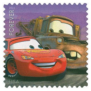 # 4553 - 2011 First-Class Forever Stamp - Disney-Pixar Films: Cars