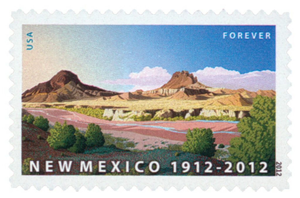 # 4591 - 2012 First-Class Forever Stamp - Statehood: New Mexico Centennial