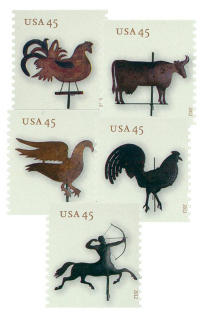 2012 45¢ Weather Vanes